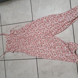 Medium floral short jumpsuit